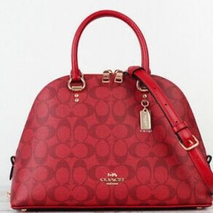 NWT Coach Katy in Signature 1941 Red Canvas